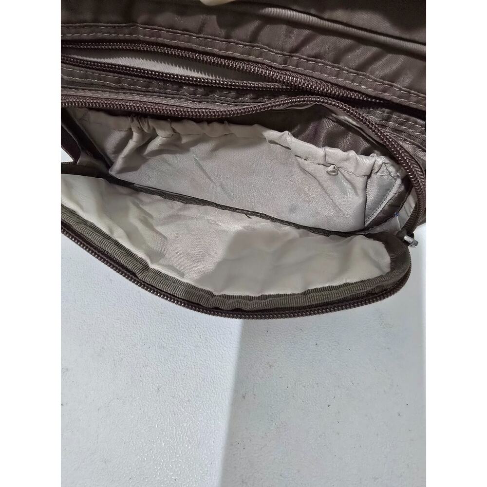 Lug Carousel Crossbody Bag Purse RFID Taupe Quilted - Picture 12 of 16